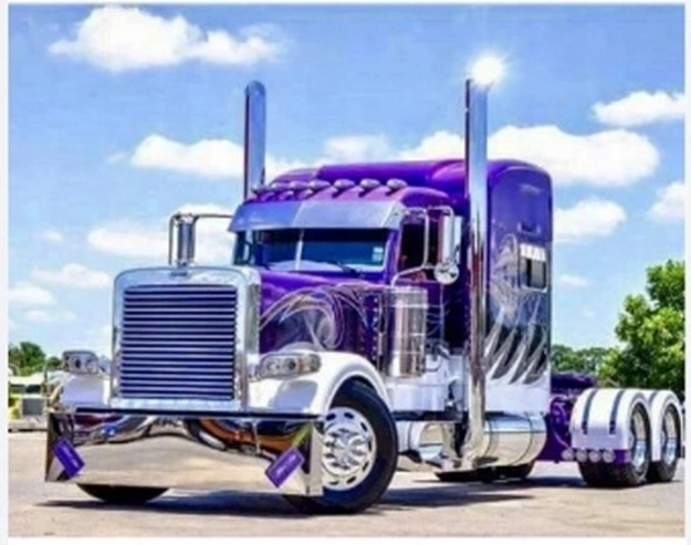 Norimpex pictură pe numere Camion mov 40 × 50 cm