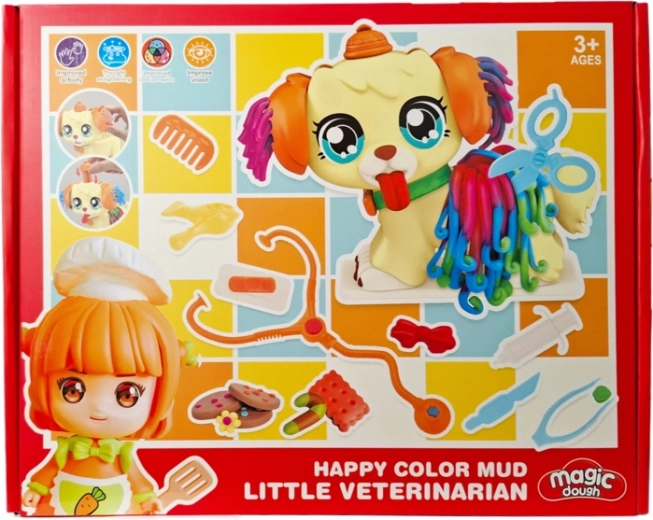 Set de modelaj veterinar pentru copii