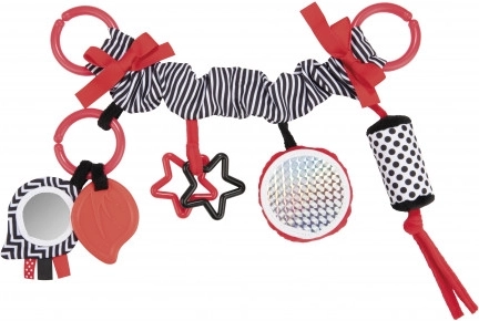 Canpol babies Jucărie suspendată de contrast pentru cărucior/scaun auto SENSORY