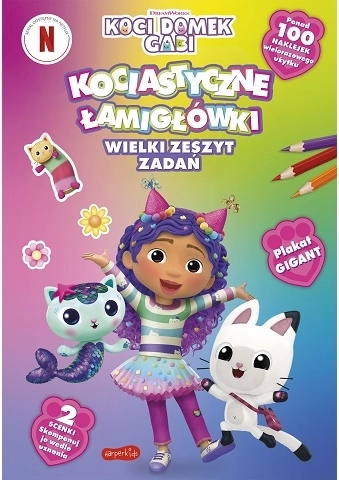 Căsuța magică a lui Găbi – puzzle-uri cu pisici, caiet mare de activități