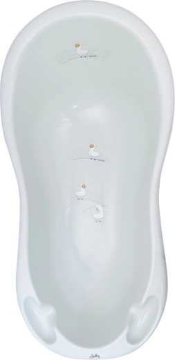 Cădiță pentru bebeluși 84 cm Minimal Lama – verde salvie