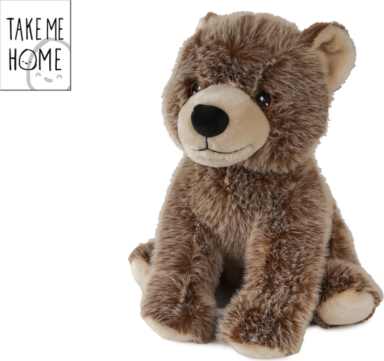 Ursuleț de pluș șezând Take Me Home 30 cm