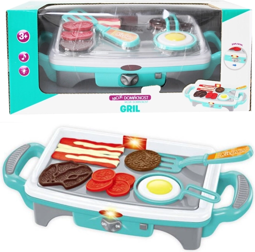 Grătar electric pentru copii cu accesorii CASA MEA