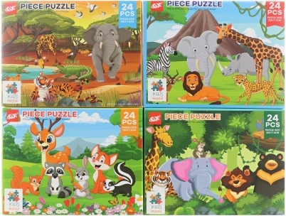 Puzzle cu animăluțe 24 piese