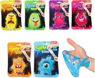 Monstruț din slime cu ochi 49 g - 1 bucată