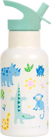 A Little Lovely Company sticlă din inox pentru băut, junglă, 350 ml