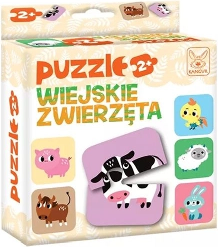 Puzzle Animale de la fermă 2+