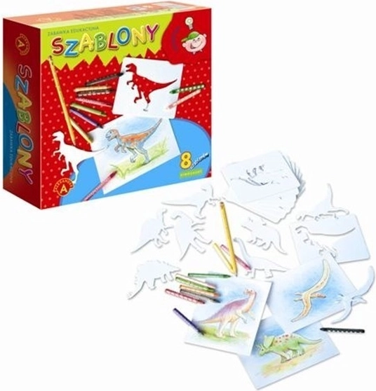 Șabloane cu dinozauri