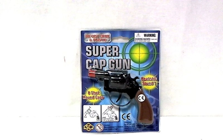 Pistol cu capse metalic pentru copii