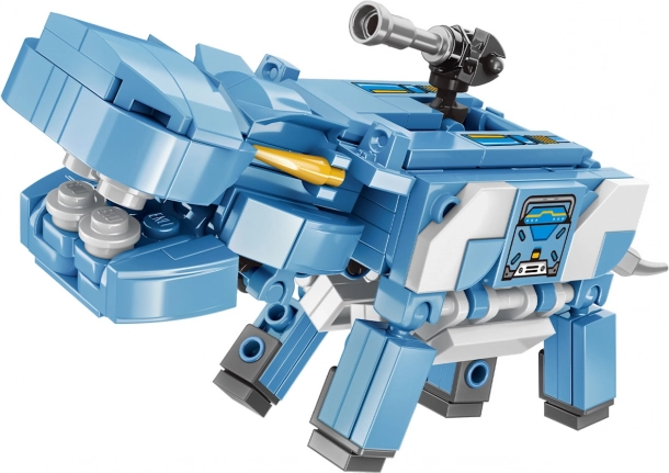 Qman Crystal Hippo – hipopotam robotic set de construcție