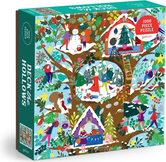 Puzzle Galison Decorațiuni de pom 1000 de piese