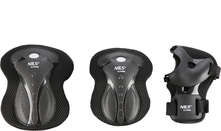 Set de protecții NILS Extreme H8334 negru – S