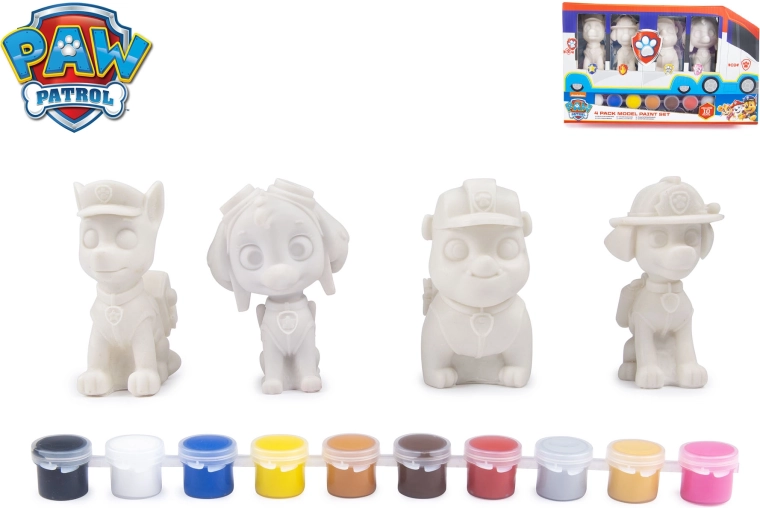 Patrula Cățelușilor – set de pictat figurine 4 buc