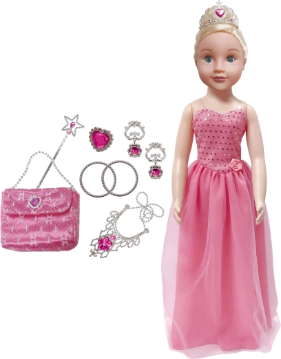 Păpușă prințesă care merge, 70 cm