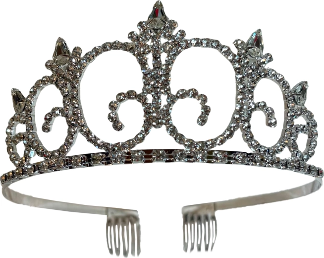 Bentiță roz Diamond Queen