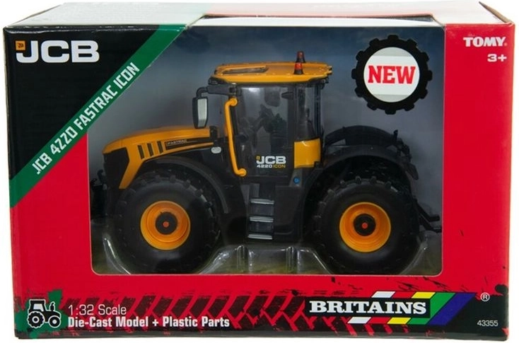 TOMY Britains JCB Fastrac 4220 Icon model de tractor 1:32