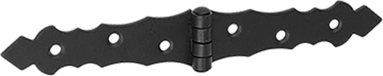 Balamă decorativă franceză 200 × 34 × 2 mm, neagră