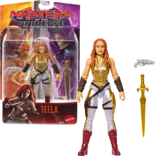Mattel Masters of the Universe figurină Teela 13 cm cu sabie și armă