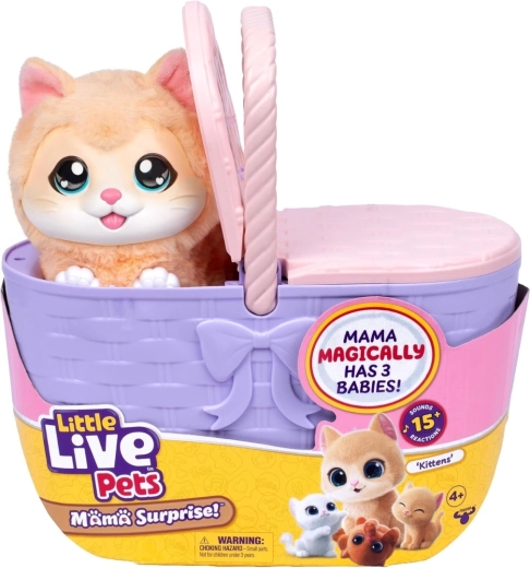 Little Live Pets Mama Surprise, pisicuță interactivă