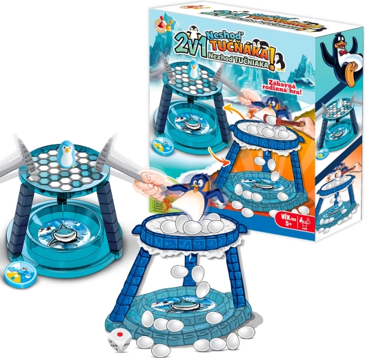 Studo Games 2în1 Nu-l răsturna pe pinguin – joc de îndemânare pentru familie