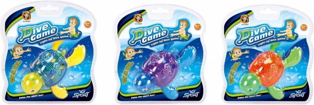 Broască țestoasă scafandru luminoasă DIVE GAME