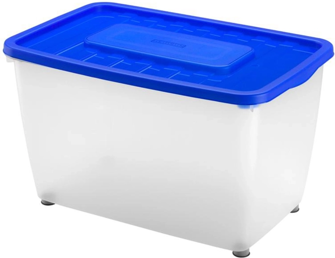 Cutie de depozitare din plastic cu capac HEIDRUN Mania 46 l