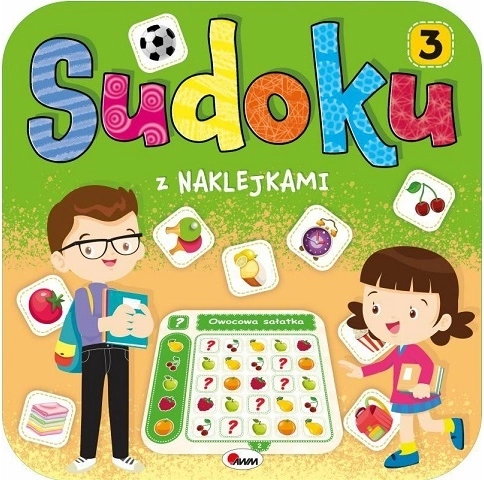 Sudoku cu autocolante pentru copii