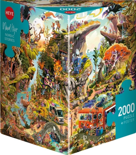 Puzzle Heye Povești nordice, 2000 de piese