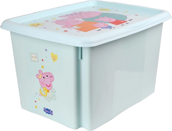 Cutie de depozitare cu capac Peppa Pig 30 l