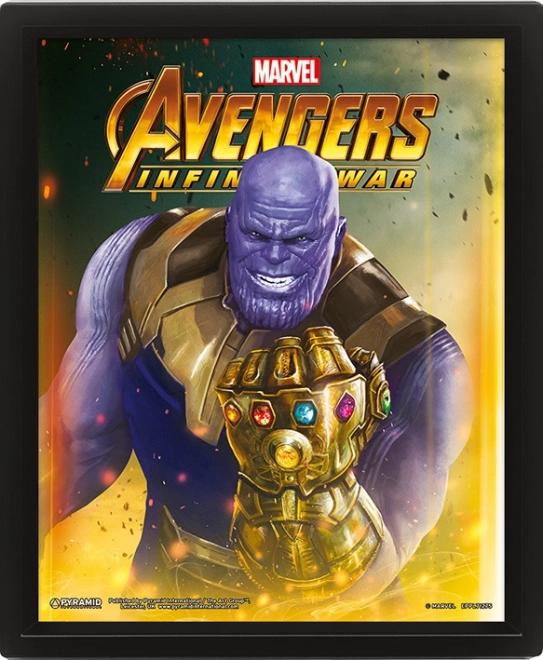 Tablou puzzle 3D AVENGERS Thanos