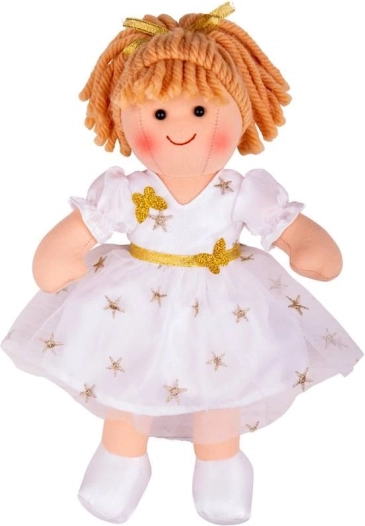 Păpușa de pânză Bigjigs Toys Charlotte 28 cm