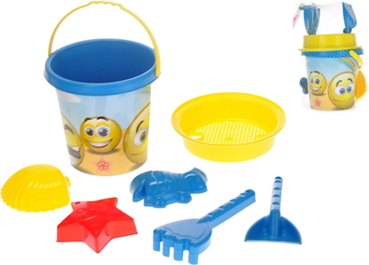 Set pentru nisip Emoji, 7 piese