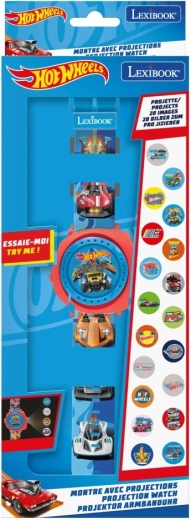 Ceas digital cu proiecție HOT WHEELS de la Lexibook cu 20 de imagini