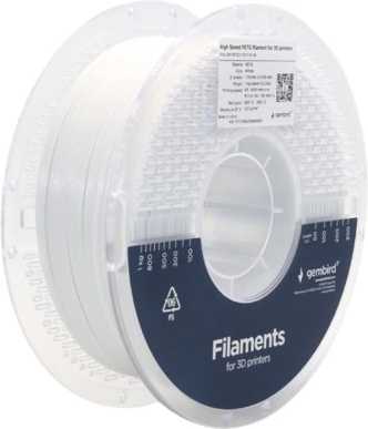 Filament PETG High Speed 1,75 mm, alb, 1 kg
