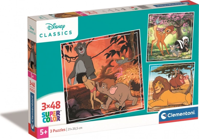 Puzzle CLEMENTONI Disney clasic 3×48 piese
