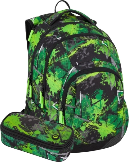 Set pentru studenți Bagmaster Lincoln verde-negru