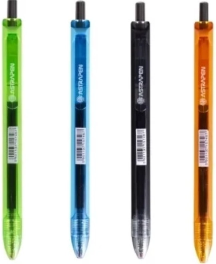 Pix cu bilă ASTRA Stripes, 0,7 mm, mix de culori