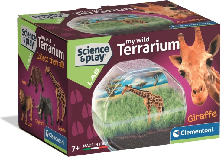 Mini terariu cu girafă CLEMENTONI