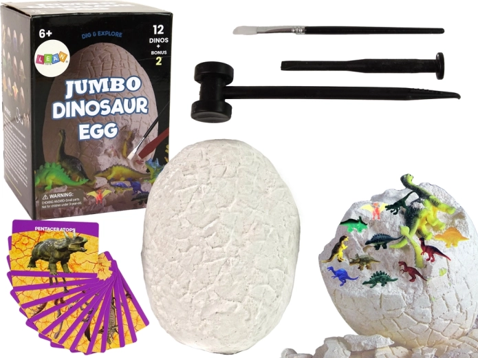 Ou de dinozaur uriaș - Set pentru paleontologie