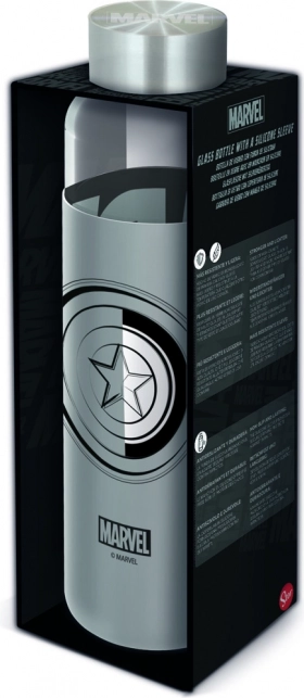 Sticlă de sticlă cu husă de silicon 585 ml MARVEL