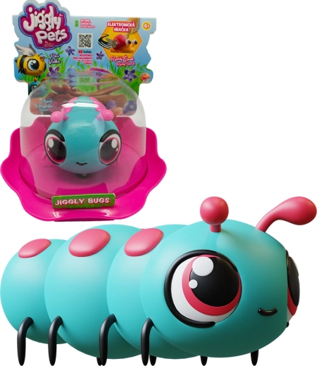Jiggly Bugs omidă albastră