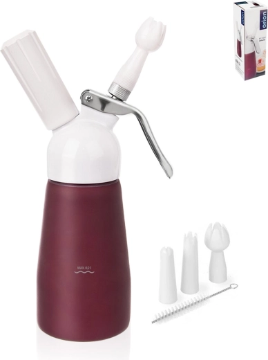 Sticlă pentru prepararea frișcii Dela 0,4 l, din aluminiu