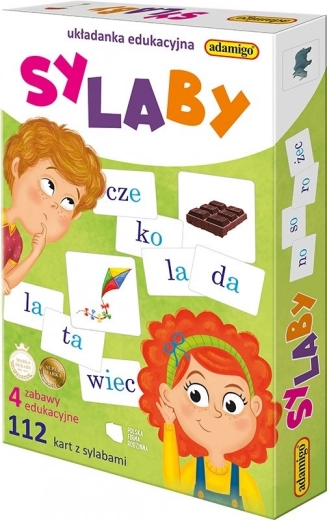 Puzzle educațional cu silabe