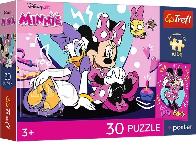 Puzzle Premium Plus Kids Minnie veselă (30 de piese)