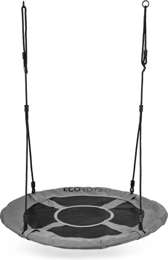 Leagăn tip cuib de grădină 100 cm, gri ECOTOYS