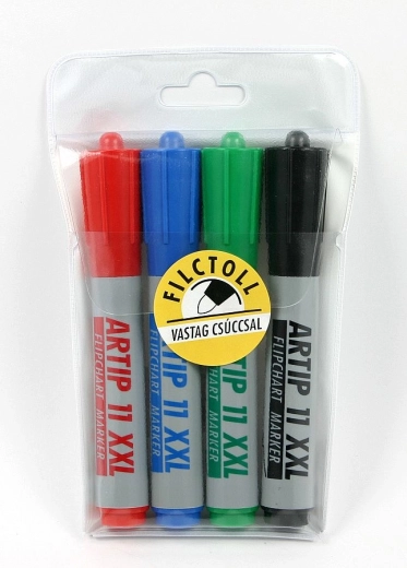 Markere pentru flipchart ICO 11 XXL, set 4 buc.