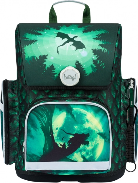 Ghiozdan școlar Baagl Ergo dragon