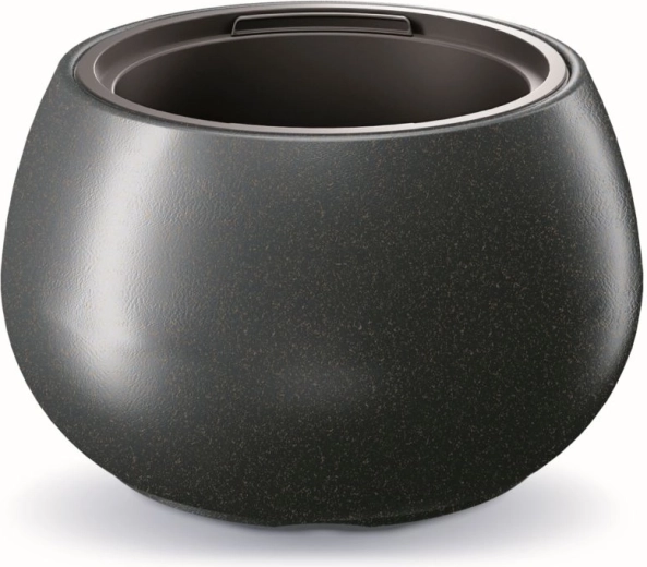 Ghiveci Heos Eco Wood 37 cm antracit