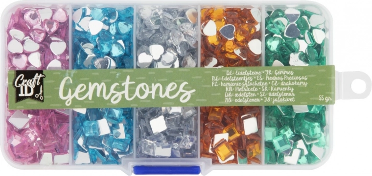 Set de pietre prețioase colorate 55g