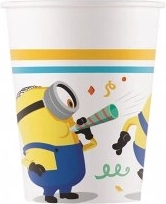 Pahare din hârtie Minions Rise of Gru 200 ml (8 buc.)